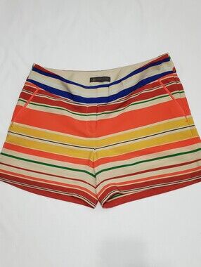 Outback Red Striped Multicolor Women's Shorts Size 10
